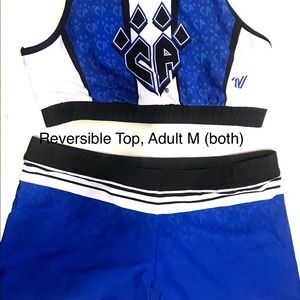 Cheer Athletics practice wear w/reversible top!